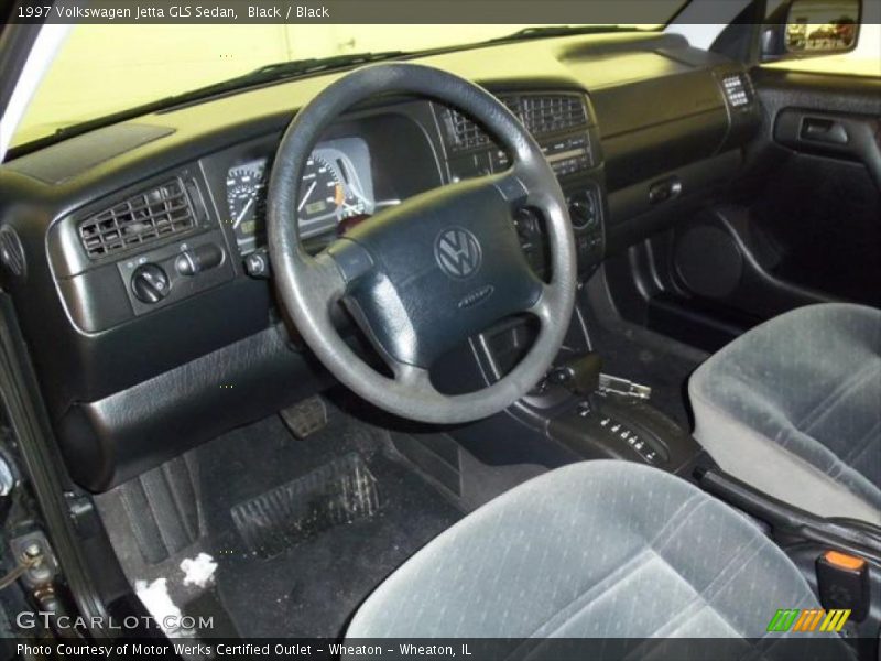 Black / Black 1997 Volkswagen Jetta GLS Sedan