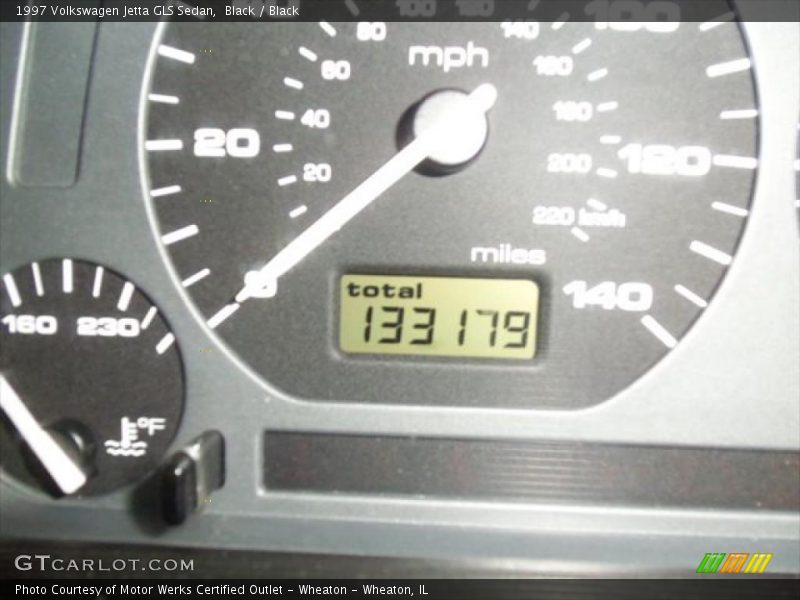 Black / Black 1997 Volkswagen Jetta GLS Sedan
