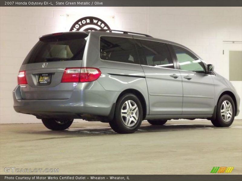 Slate Green Metallic / Olive 2007 Honda Odyssey EX-L