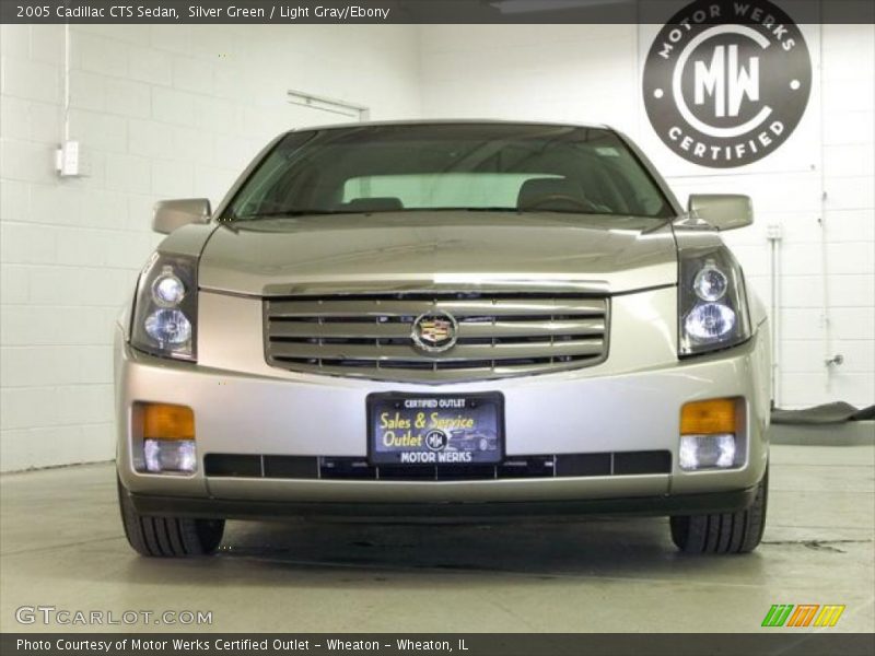 Silver Green / Light Gray/Ebony 2005 Cadillac CTS Sedan