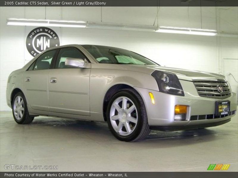 Silver Green / Light Gray/Ebony 2005 Cadillac CTS Sedan