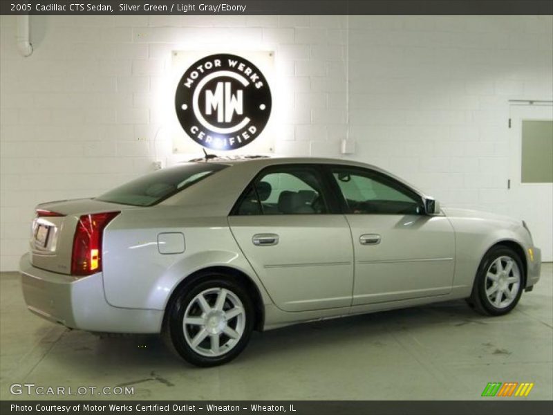 Silver Green / Light Gray/Ebony 2005 Cadillac CTS Sedan