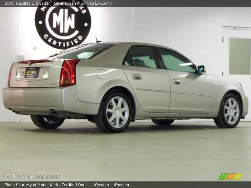 Silver Green / Light Gray/Ebony 2005 Cadillac CTS Sedan
