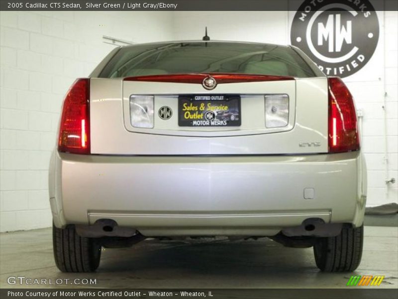 Silver Green / Light Gray/Ebony 2005 Cadillac CTS Sedan