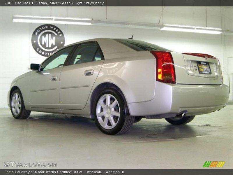 Silver Green / Light Gray/Ebony 2005 Cadillac CTS Sedan