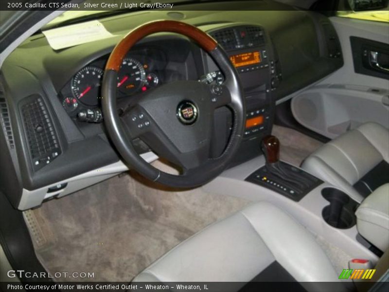 Silver Green / Light Gray/Ebony 2005 Cadillac CTS Sedan