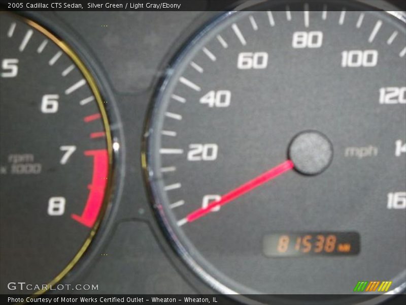Silver Green / Light Gray/Ebony 2005 Cadillac CTS Sedan
