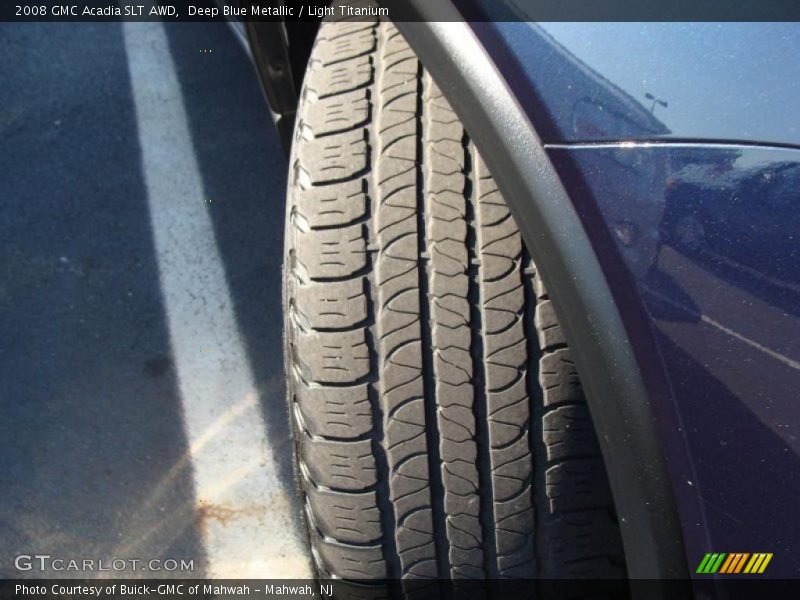 Deep Blue Metallic / Light Titanium 2008 GMC Acadia SLT AWD