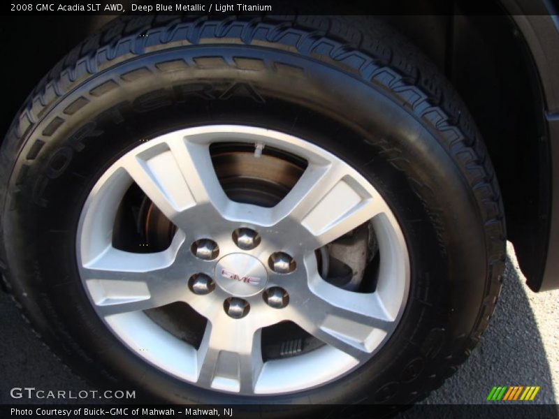 Deep Blue Metallic / Light Titanium 2008 GMC Acadia SLT AWD