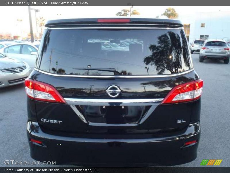 Black Amethyst / Gray 2011 Nissan Quest 3.5 SL