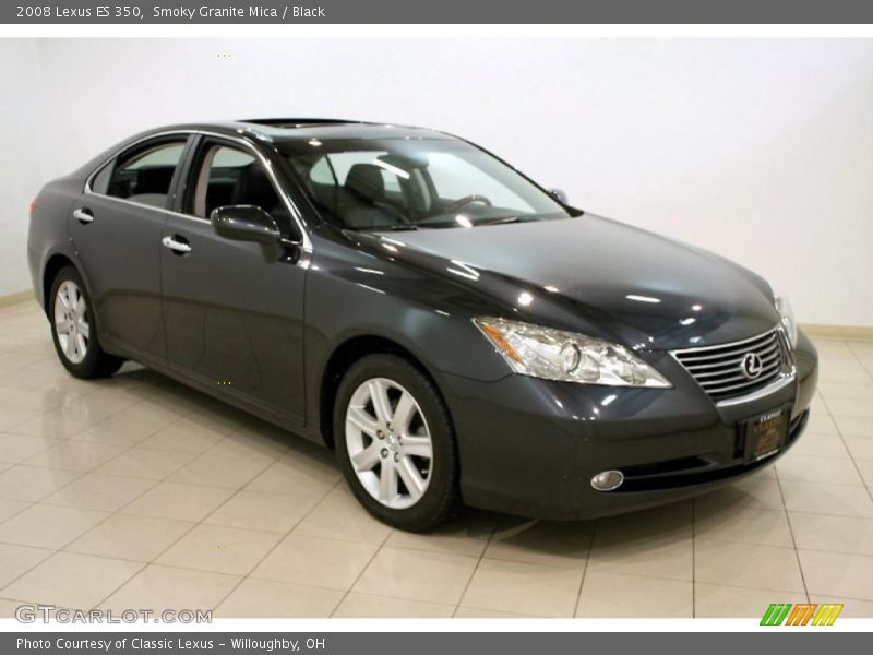 Smoky Granite Mica / Black 2008 Lexus ES 350