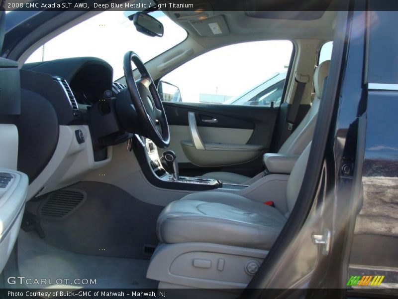 Deep Blue Metallic / Light Titanium 2008 GMC Acadia SLT AWD