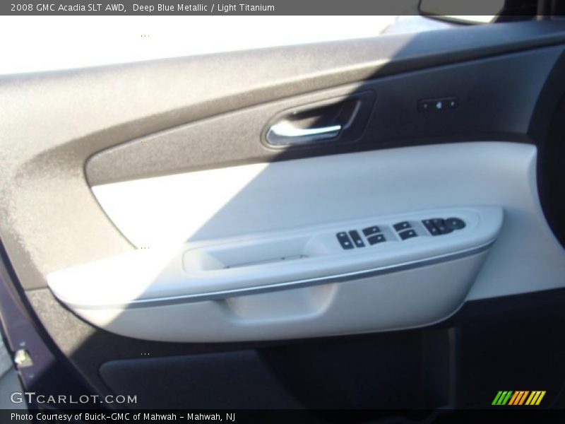 Deep Blue Metallic / Light Titanium 2008 GMC Acadia SLT AWD