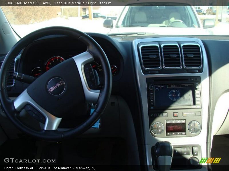 Deep Blue Metallic / Light Titanium 2008 GMC Acadia SLT AWD