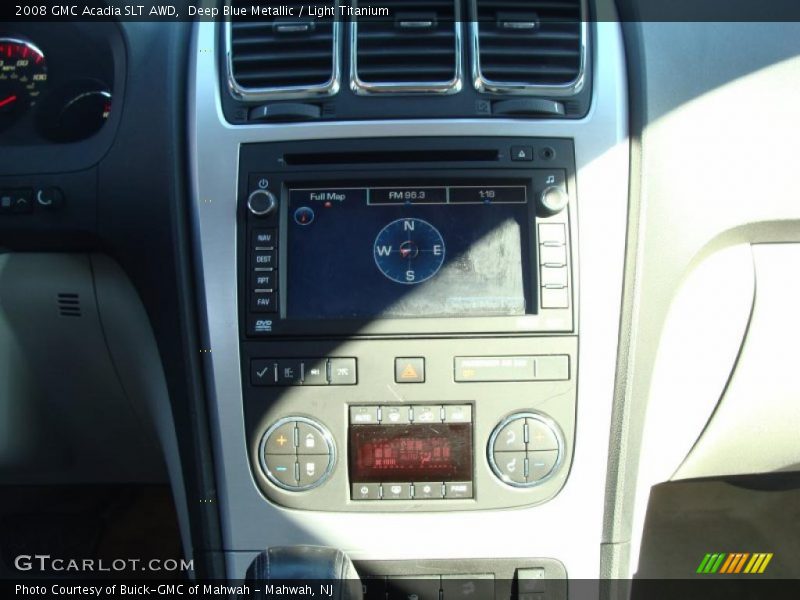 Deep Blue Metallic / Light Titanium 2008 GMC Acadia SLT AWD