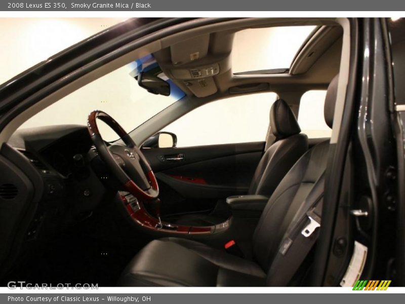 Smoky Granite Mica / Black 2008 Lexus ES 350