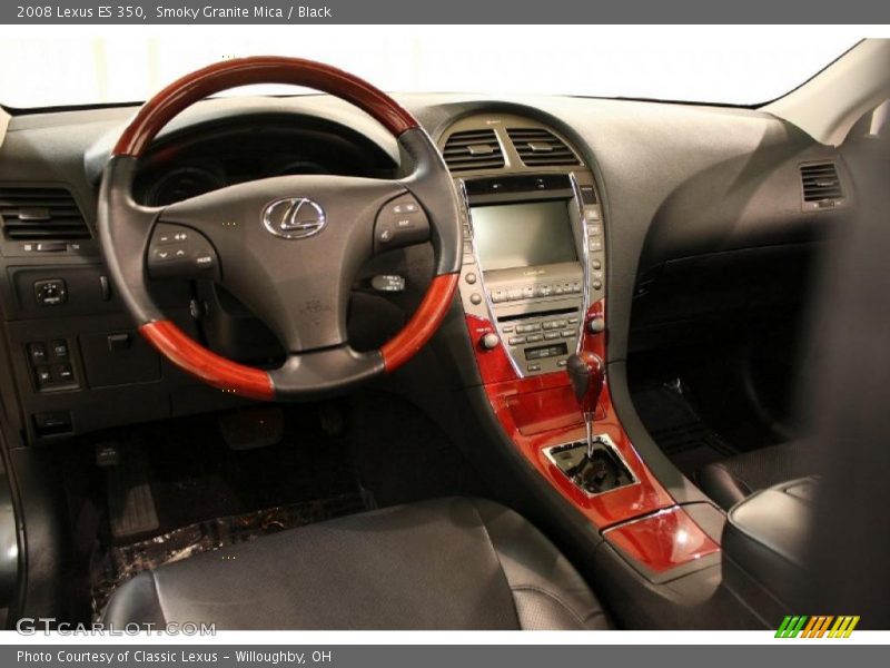 Smoky Granite Mica / Black 2008 Lexus ES 350