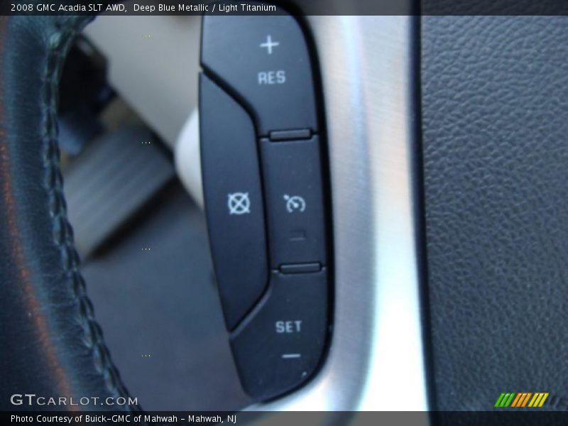 Deep Blue Metallic / Light Titanium 2008 GMC Acadia SLT AWD