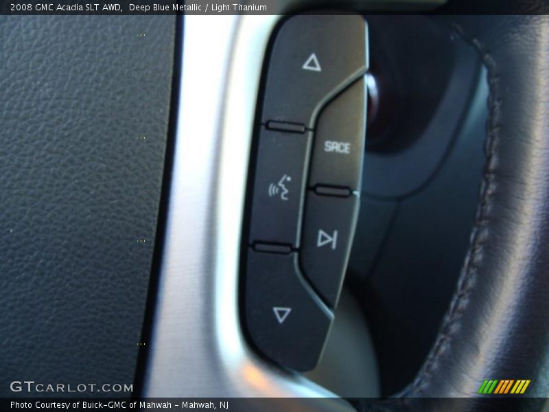 Deep Blue Metallic / Light Titanium 2008 GMC Acadia SLT AWD