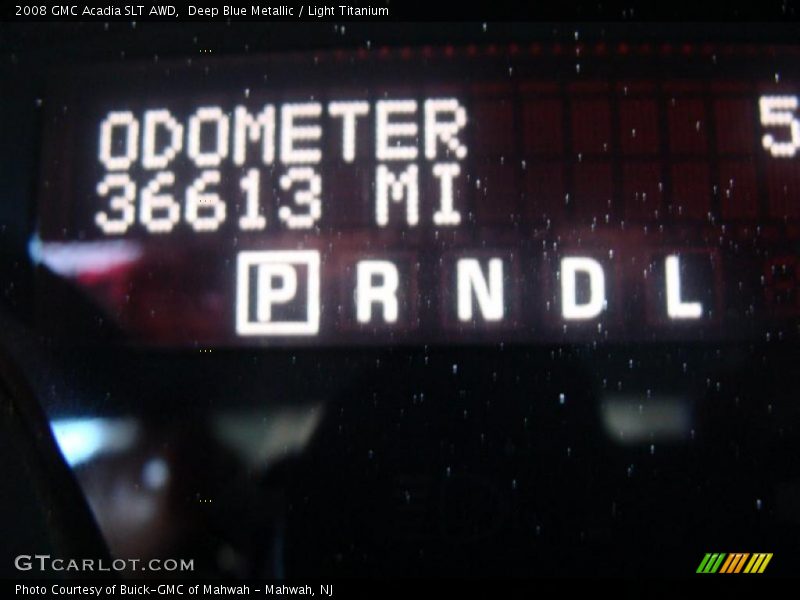 Deep Blue Metallic / Light Titanium 2008 GMC Acadia SLT AWD