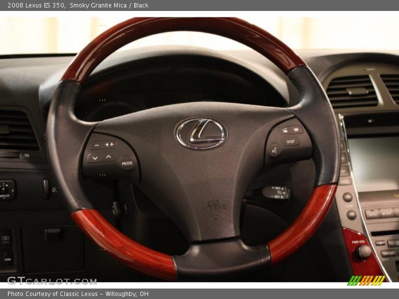Smoky Granite Mica / Black 2008 Lexus ES 350