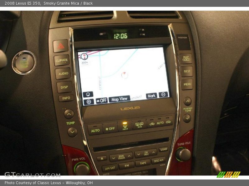 Smoky Granite Mica / Black 2008 Lexus ES 350