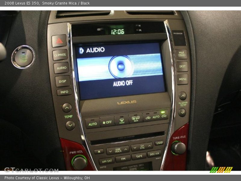 Smoky Granite Mica / Black 2008 Lexus ES 350