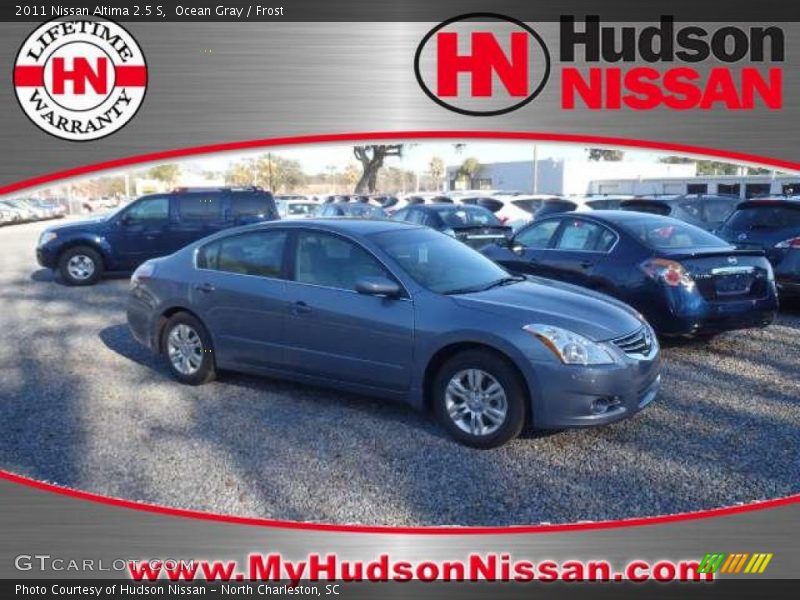 Ocean Gray / Frost 2011 Nissan Altima 2.5 S