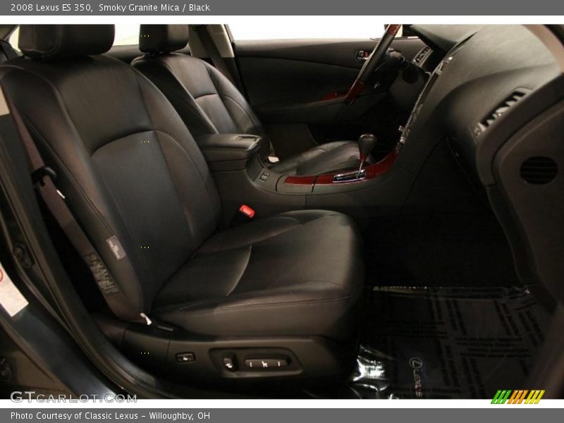 Smoky Granite Mica / Black 2008 Lexus ES 350