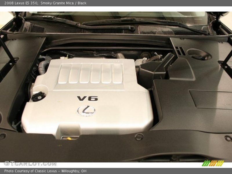 Smoky Granite Mica / Black 2008 Lexus ES 350
