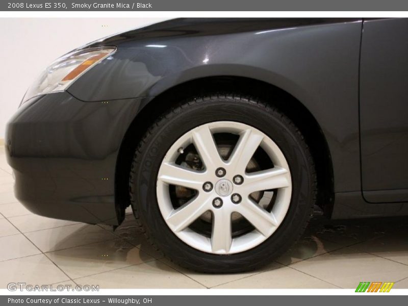 Smoky Granite Mica / Black 2008 Lexus ES 350