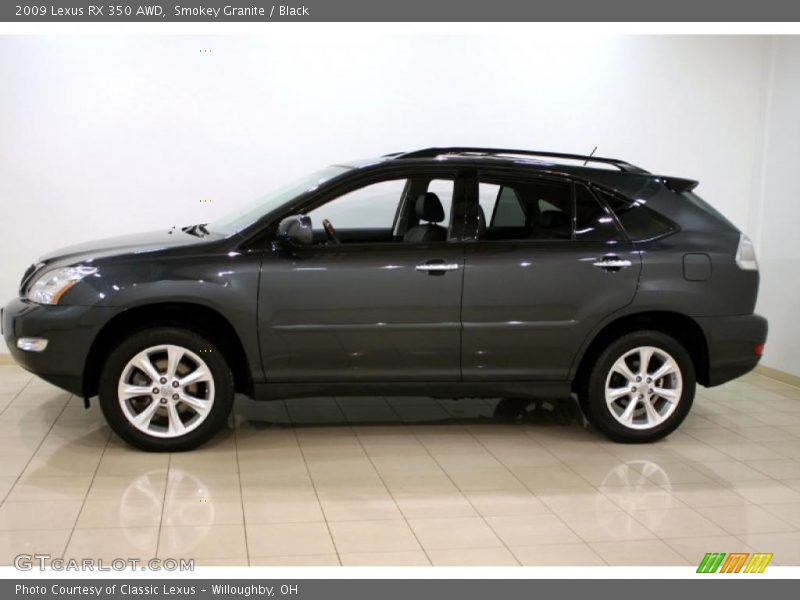 Smokey Granite / Black 2009 Lexus RX 350 AWD