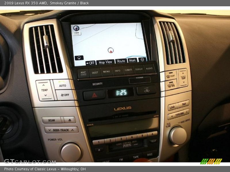 Smokey Granite / Black 2009 Lexus RX 350 AWD