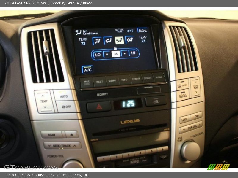Smokey Granite / Black 2009 Lexus RX 350 AWD