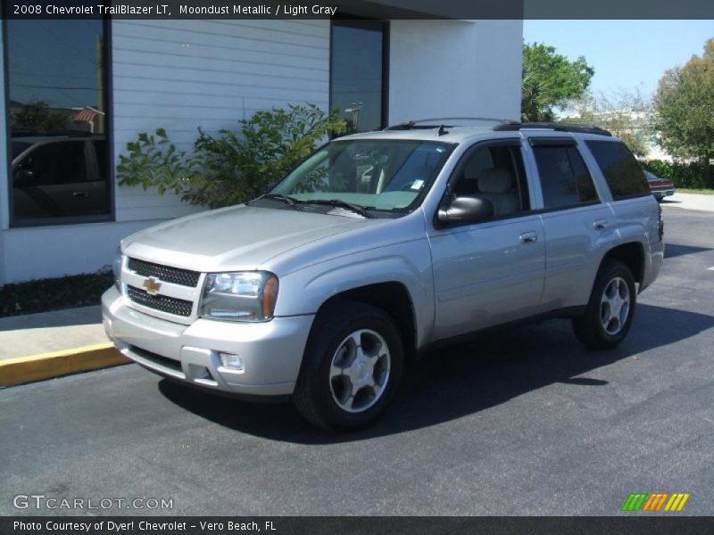 Moondust Metallic / Light Gray 2008 Chevrolet TrailBlazer LT