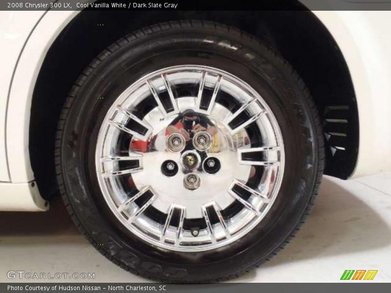 Cool Vanilla White / Dark Slate Gray 2008 Chrysler 300 LX