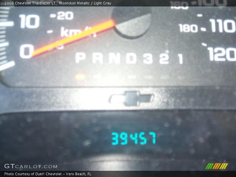 Moondust Metallic / Light Gray 2008 Chevrolet TrailBlazer LT