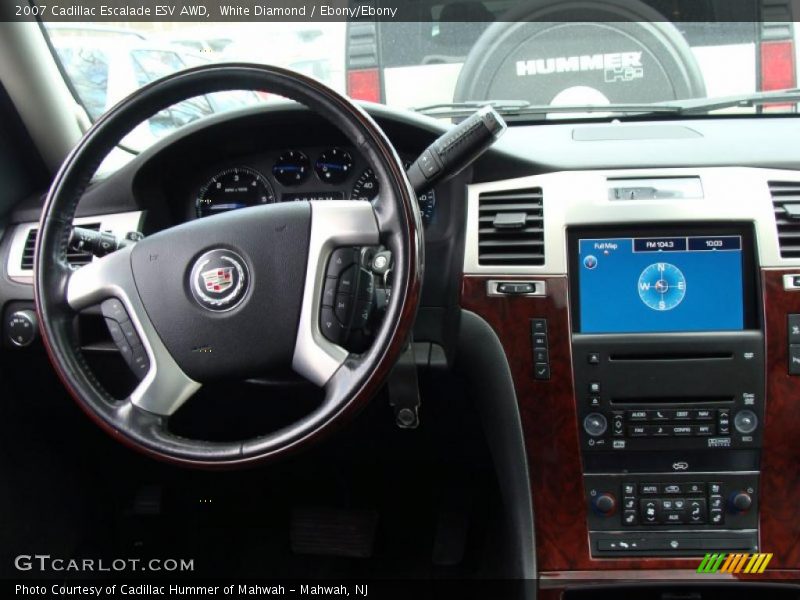 White Diamond / Ebony/Ebony 2007 Cadillac Escalade ESV AWD