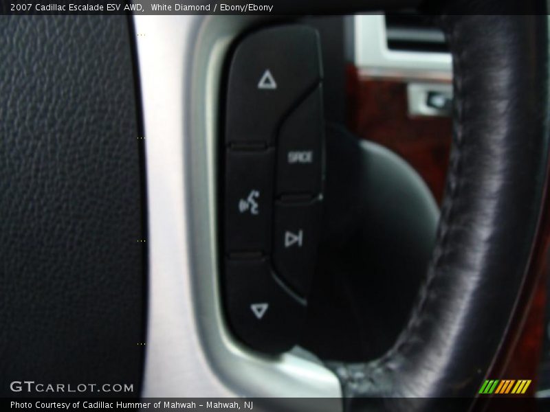White Diamond / Ebony/Ebony 2007 Cadillac Escalade ESV AWD