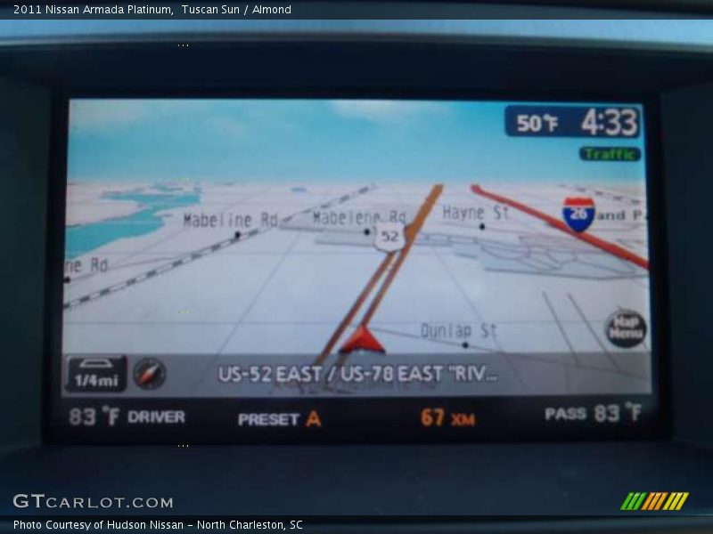 Tuscan Sun / Almond 2011 Nissan Armada Platinum