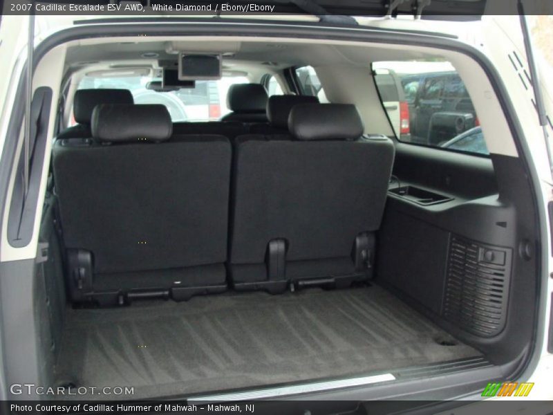 White Diamond / Ebony/Ebony 2007 Cadillac Escalade ESV AWD