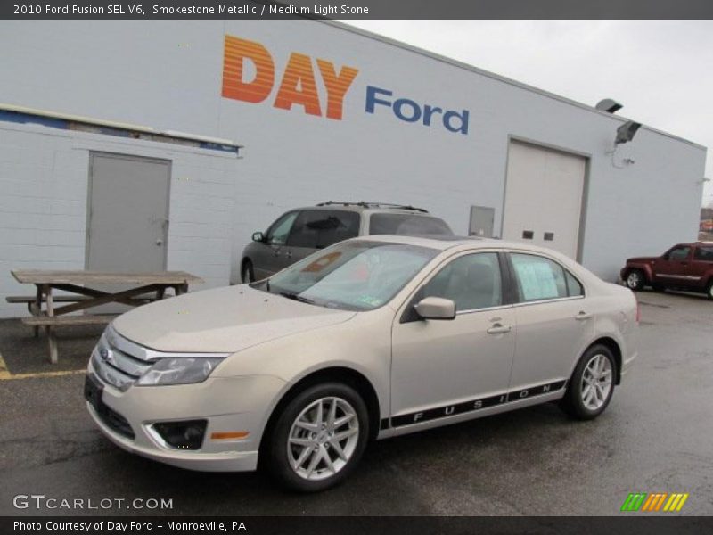 Smokestone Metallic / Medium Light Stone 2010 Ford Fusion SEL V6