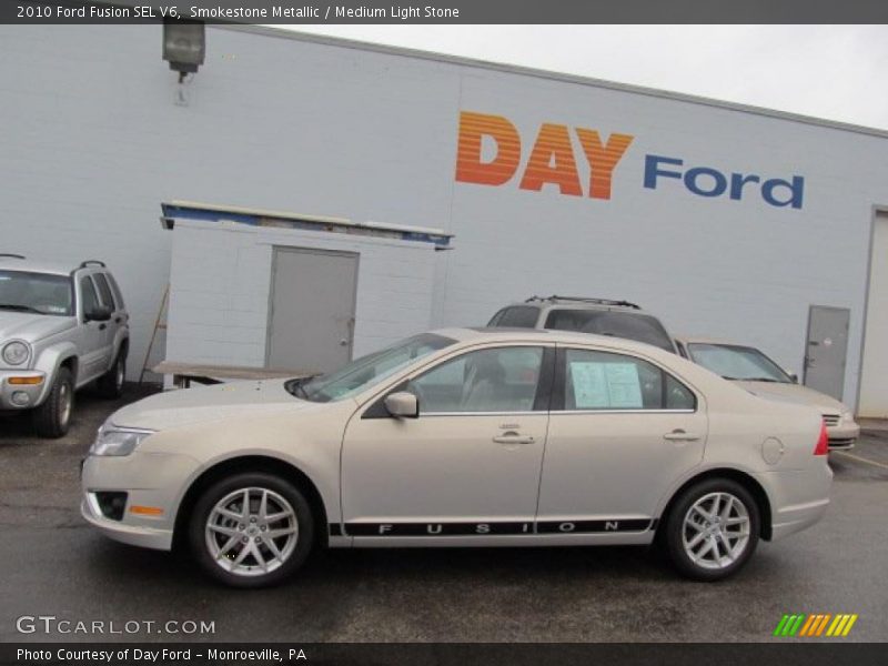 Smokestone Metallic / Medium Light Stone 2010 Ford Fusion SEL V6