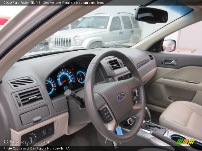 Smokestone Metallic / Medium Light Stone 2010 Ford Fusion SEL V6