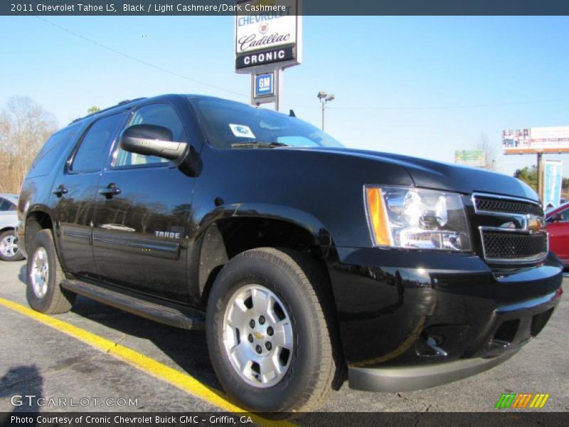 Black / Light Cashmere/Dark Cashmere 2011 Chevrolet Tahoe LS