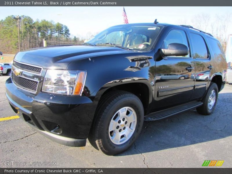 Black / Light Cashmere/Dark Cashmere 2011 Chevrolet Tahoe LS