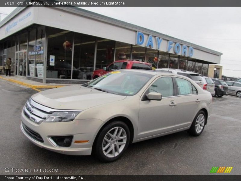 Smokestone Metallic / Medium Light Stone 2010 Ford Fusion SEL V6