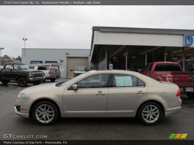 Smokestone Metallic / Medium Light Stone 2010 Ford Fusion SEL V6