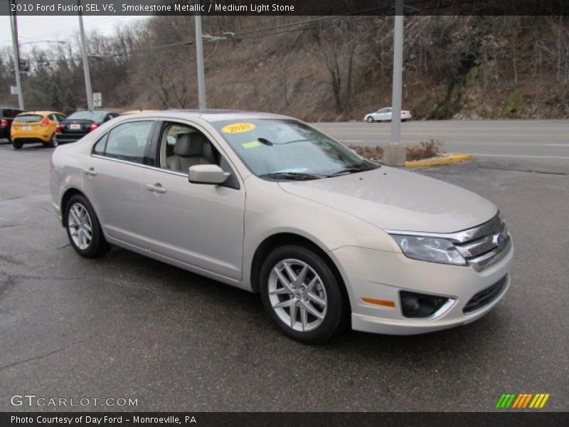 Smokestone Metallic / Medium Light Stone 2010 Ford Fusion SEL V6