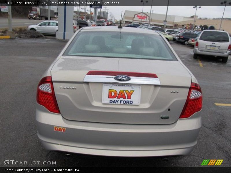 Smokestone Metallic / Medium Light Stone 2010 Ford Fusion SEL V6